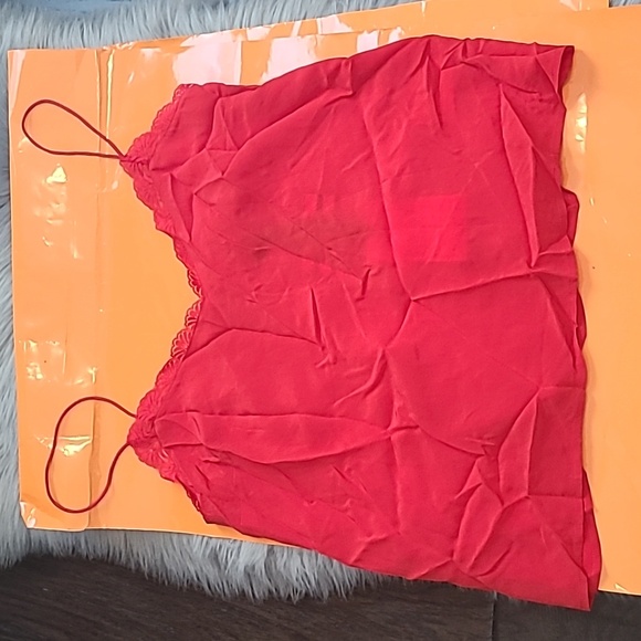 Nwt! Sezane Debby silk top red - Picture 4 of 7